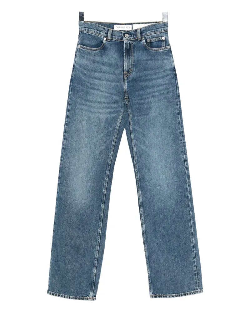 Our Legacy Wata Cut Jeans - Blau Blau