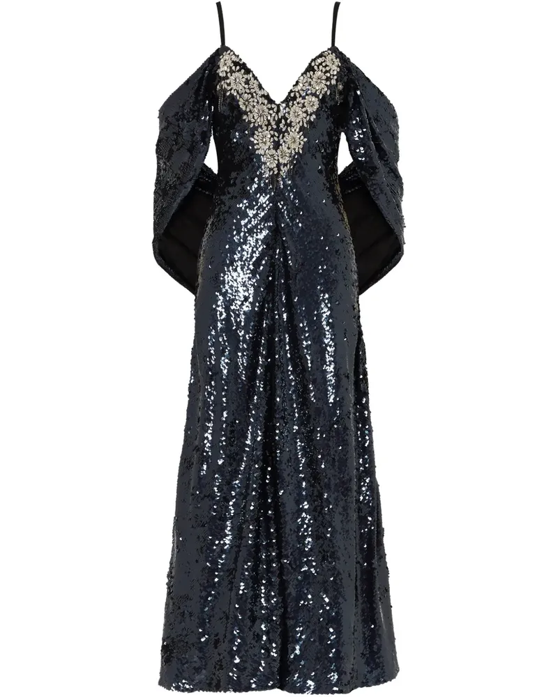 Temperley London Salma Abendkleid - Blau Blau