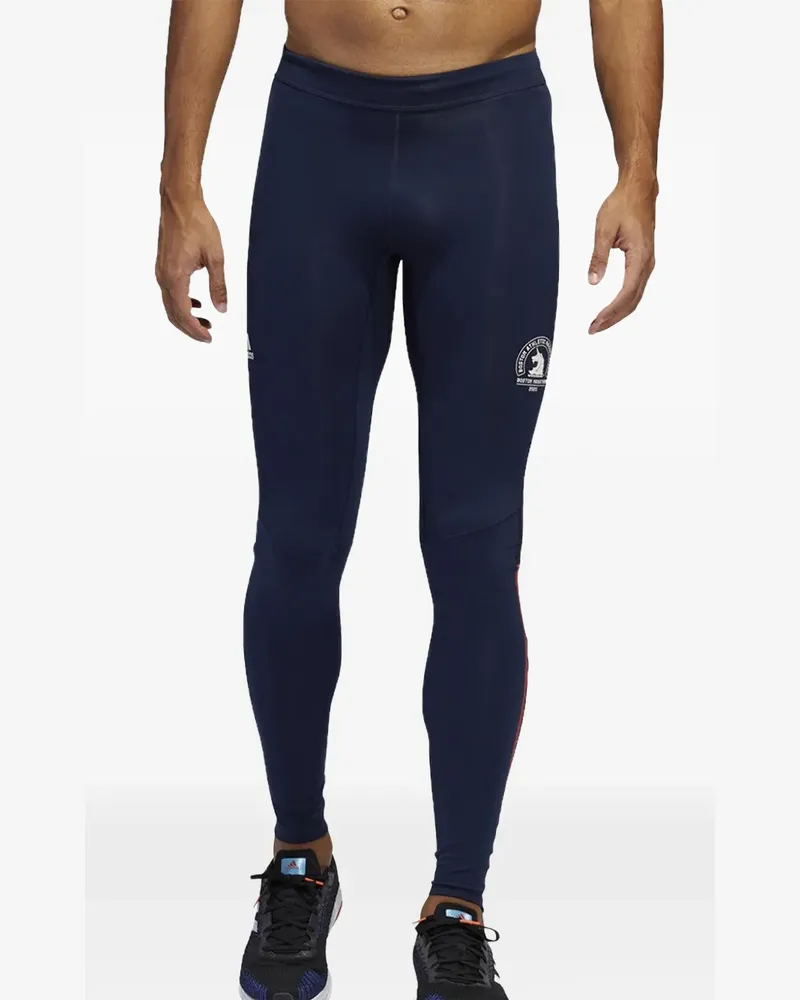 adidas x Boston Marathon® Saturday long tights - Blau Blau