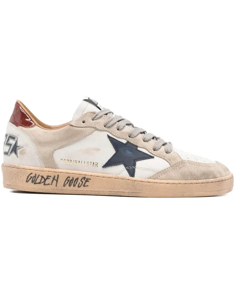 Golden Goose Ballstar Double Quarter sneakers - Weiß Weiß
