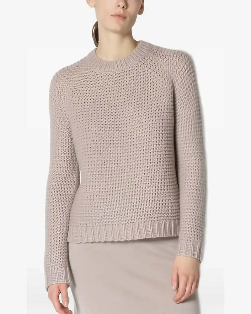 SMINFINITY Garter Pullover mit Rundhalsausschnitt - Nude Nude