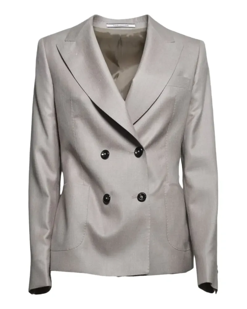 Tagliatore Doppelreihiges Sakko - Grau Grau