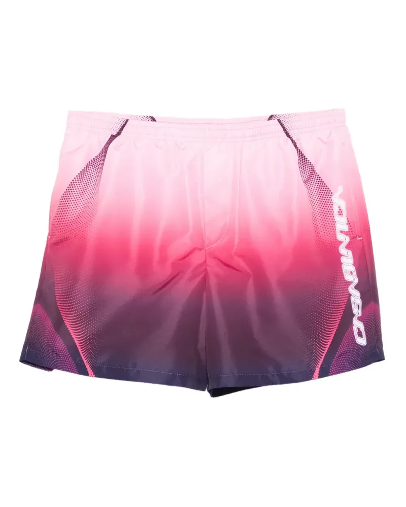 Casablanca Paris logo-print swim shorts - Rosa Rosa