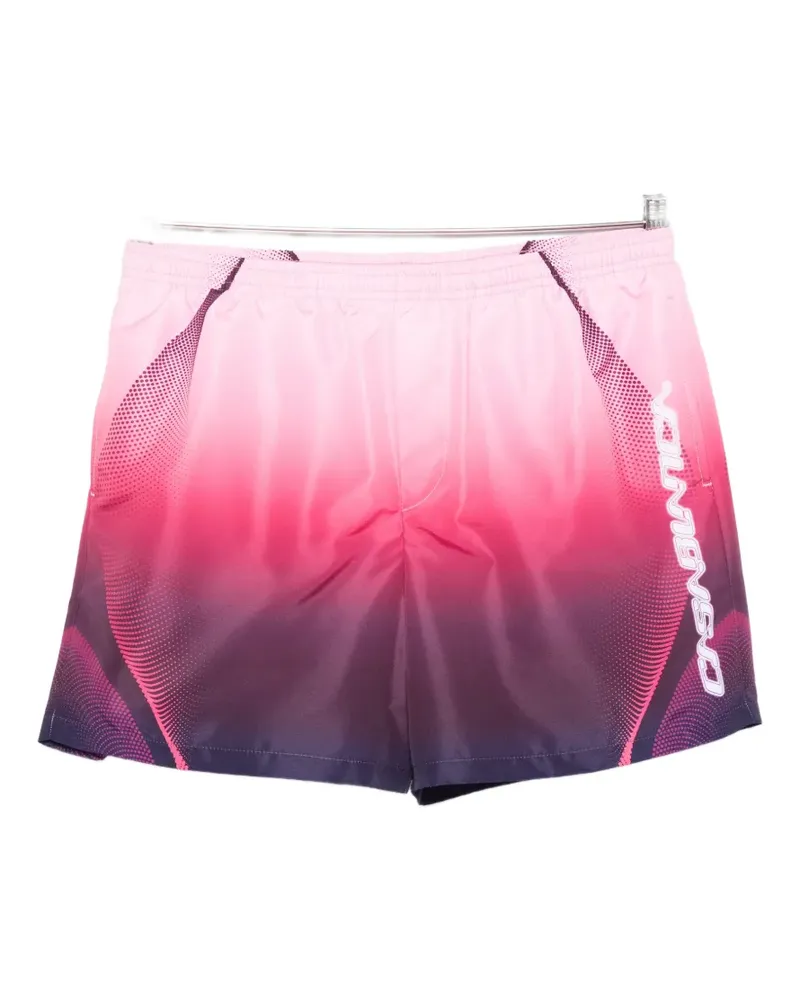 Casablanca Paris logo-print swim shorts - Rosa Rosa