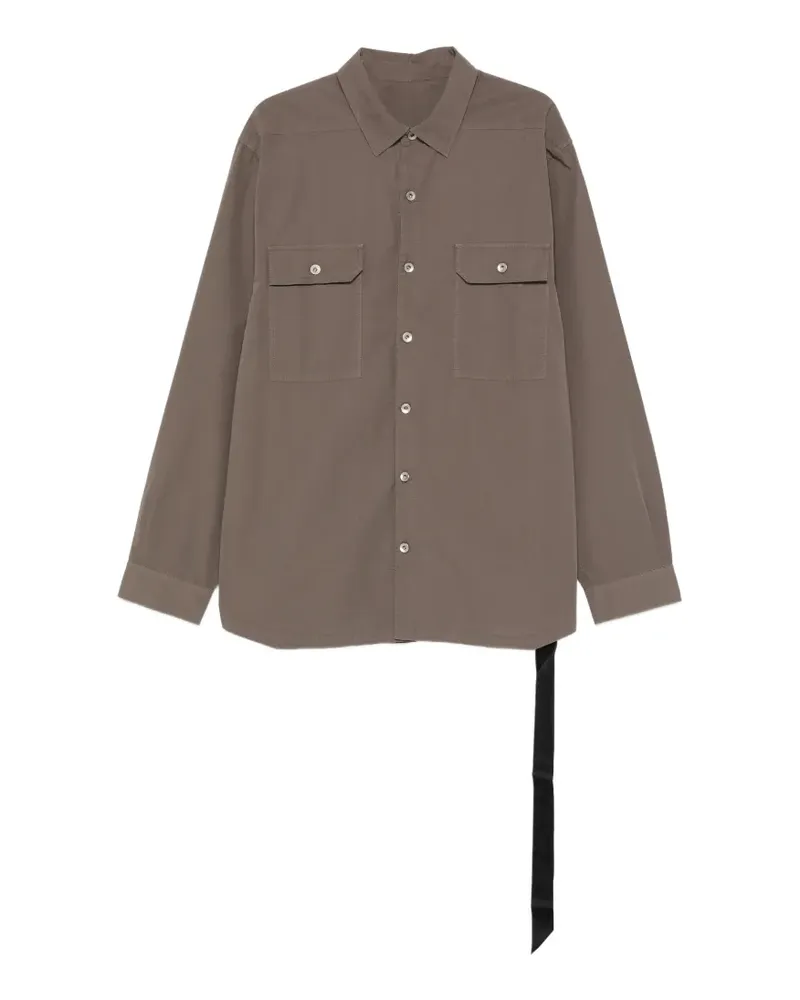 DRKSHDW by Rick Owens flap-pocket shirt - Braun Braun