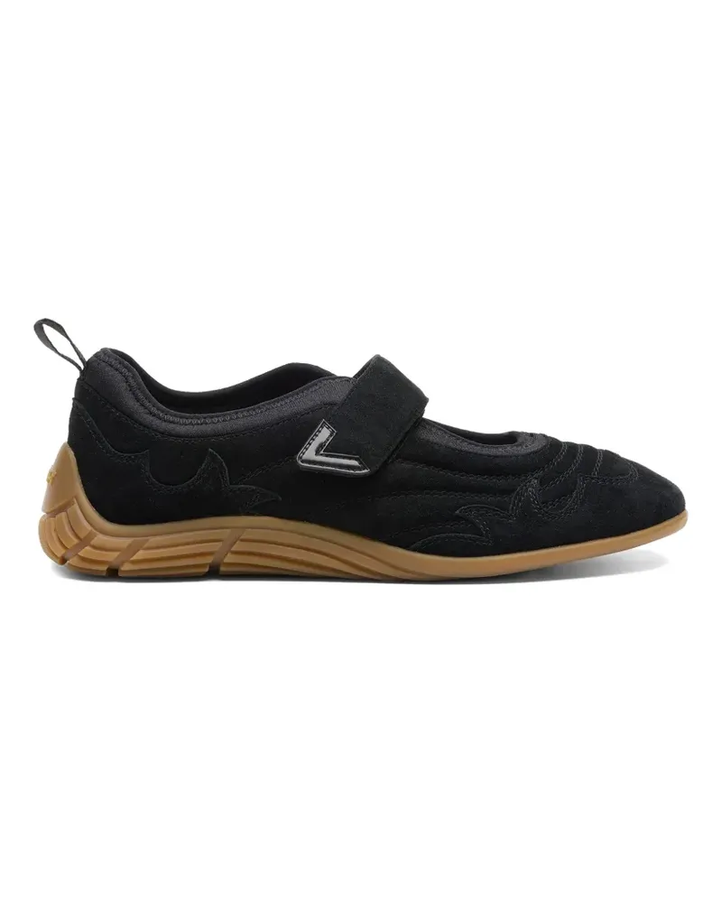 ash Magda Sneakers mit Klettverschluss - Schwarz Schwarz