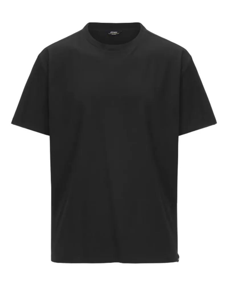 K-Way Geripptes Fantome T-Shirt - Schwarz Schwarz