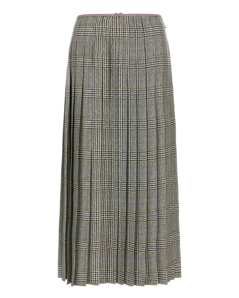 Thom Browne Minirock mit Hahnentrittmuster - Grau Grau