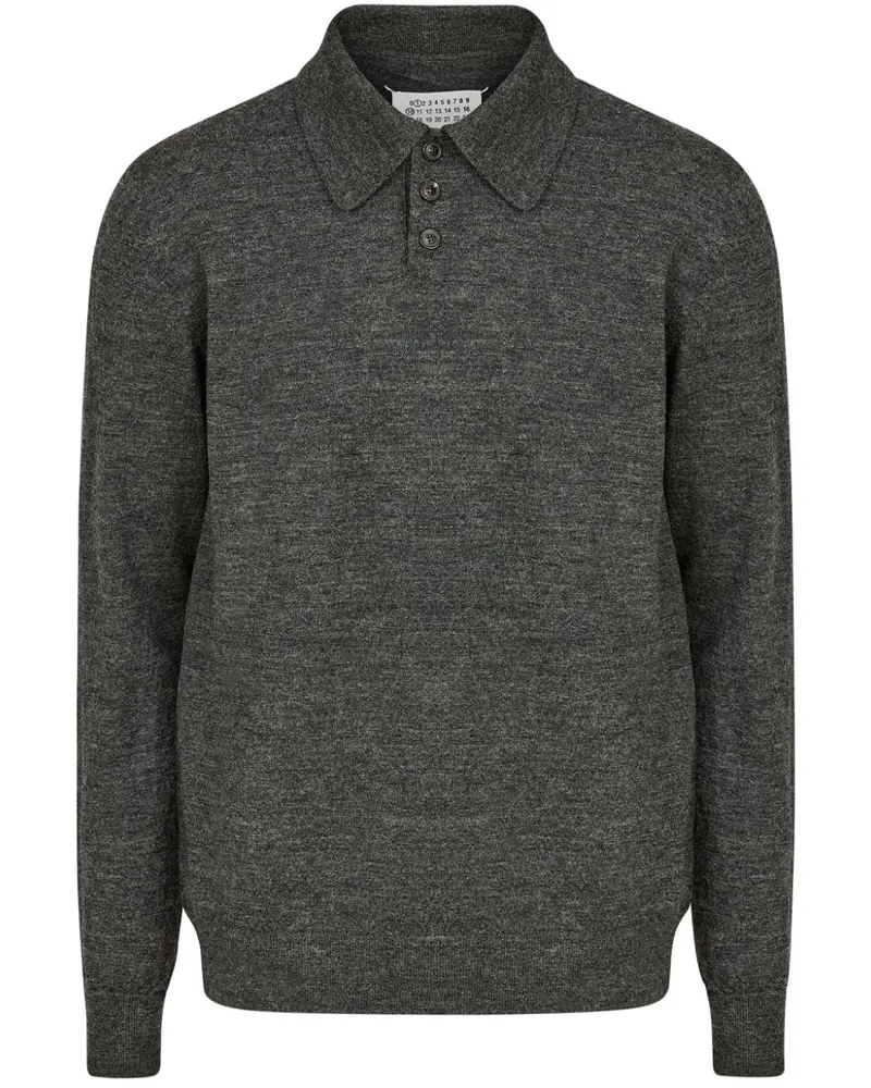 Maison Margiela Klassisches Poloshirt - Grau Grau