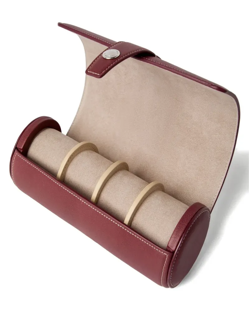 Brunello Cucinelli Uhrenbox aus Leder - Rot Rot