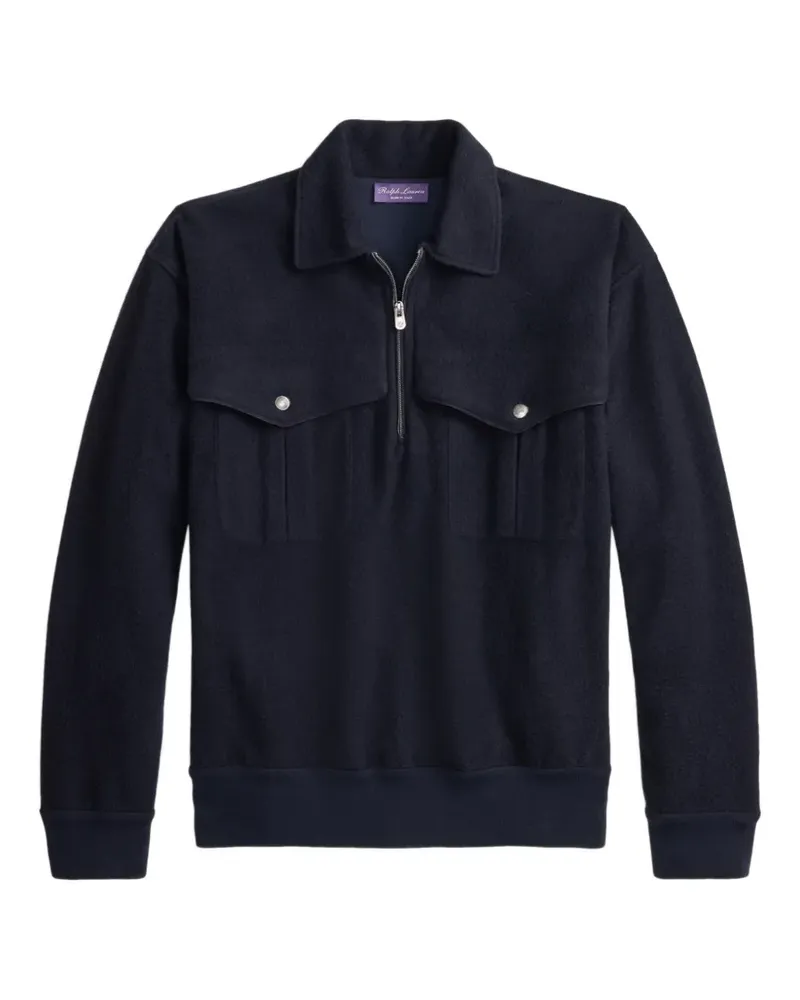 Ralph Lauren Pullover mit doppelter Tasche - Blau Blau