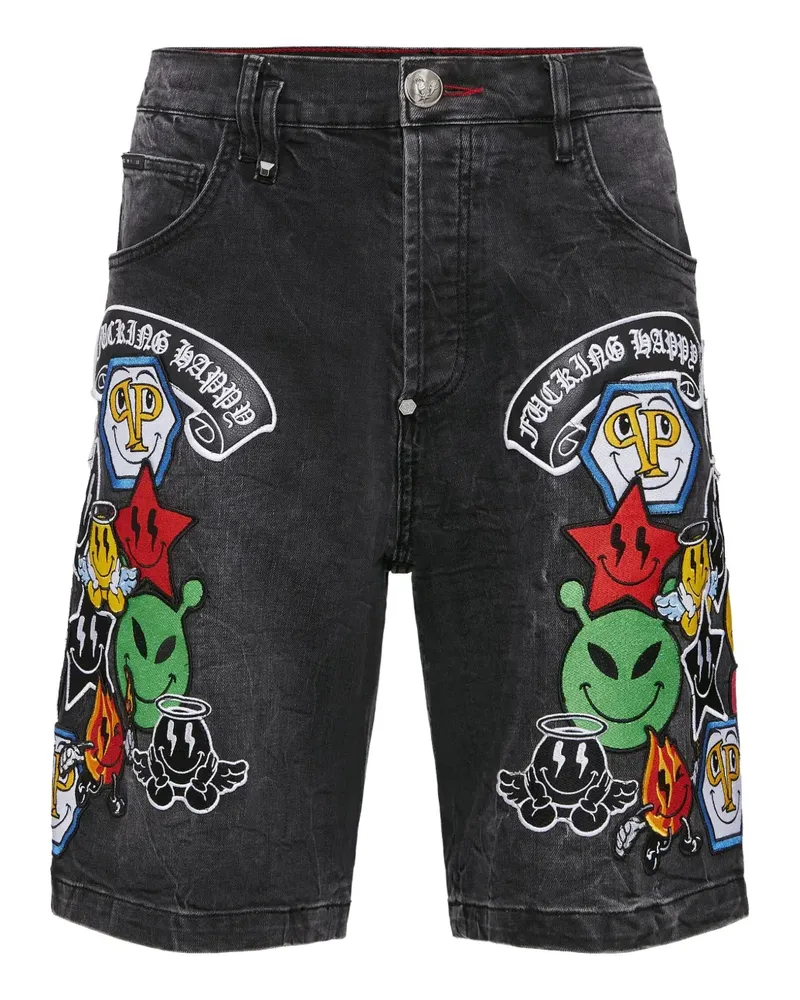 Philipp Plein Fermentera Shorts - Grau Grau