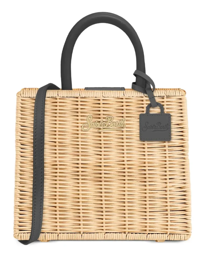 MC2 Saint Barth Shop Bag Tote Bag aus Stroh - Nude Nude