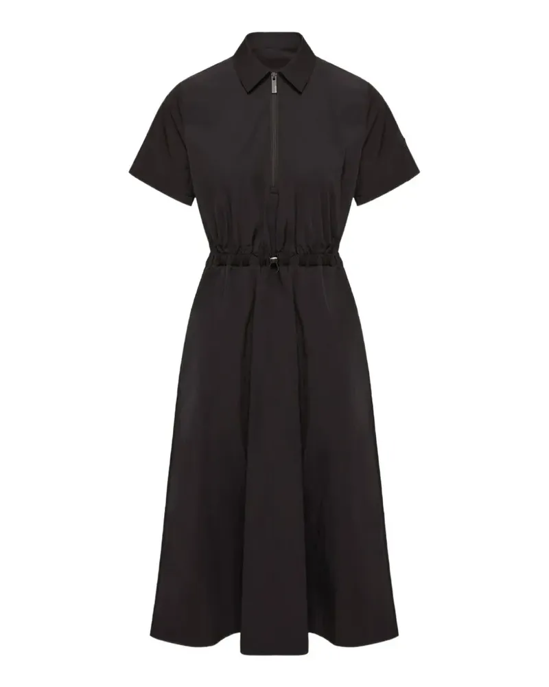Moncler Kleid mit Kordelzug - Schwarz Schwarz