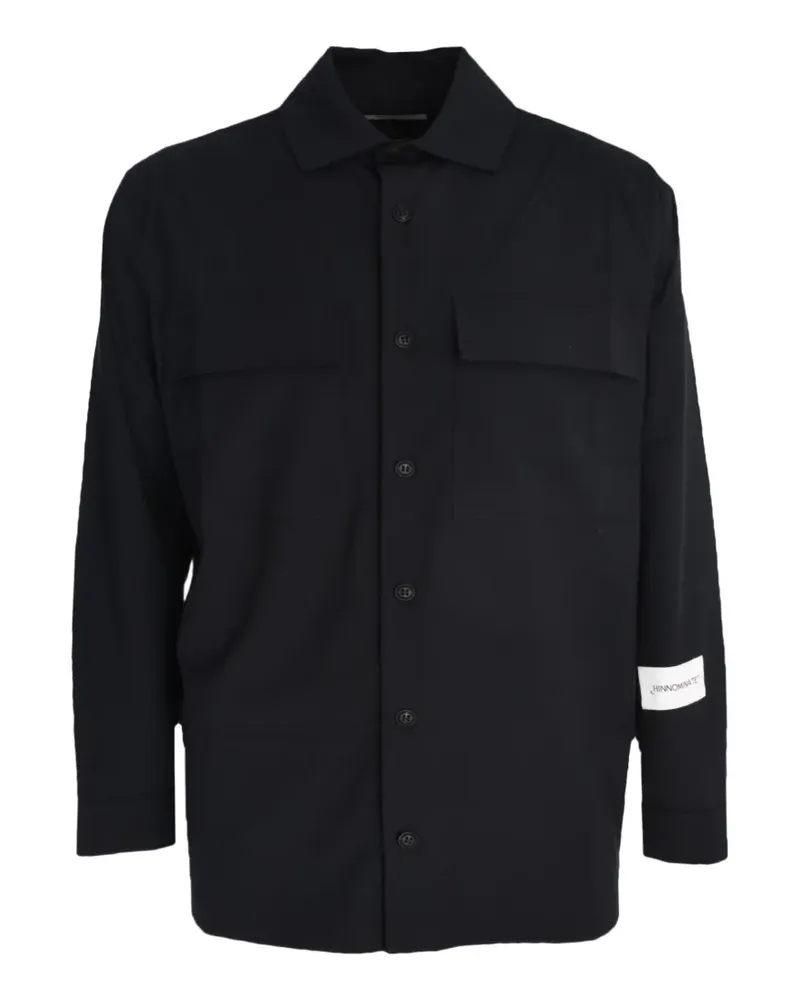 HINNOMINATE Hemd mit aufgesetzter Tasche - Schwarz Schwarz