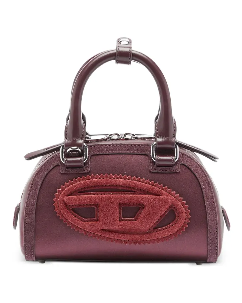 Diesel Mini Schultertasche mit Logo-Prägung - Violett Violett