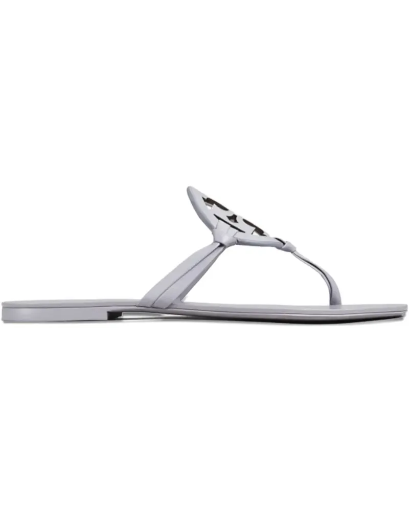 Tory Burch Miller Flip-Flops mit Logo - Grau Grau