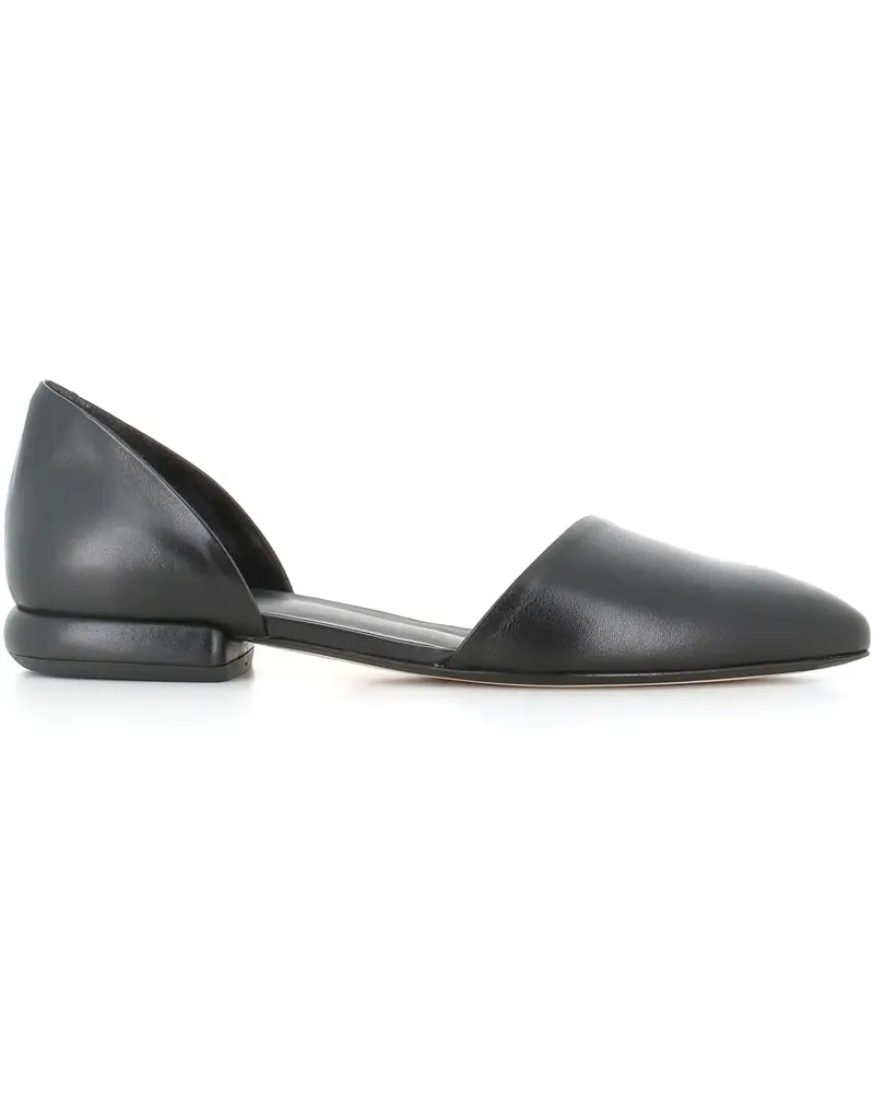 Officine Creative Italia Ballerinas aus Leder - Schwarz Schwarz