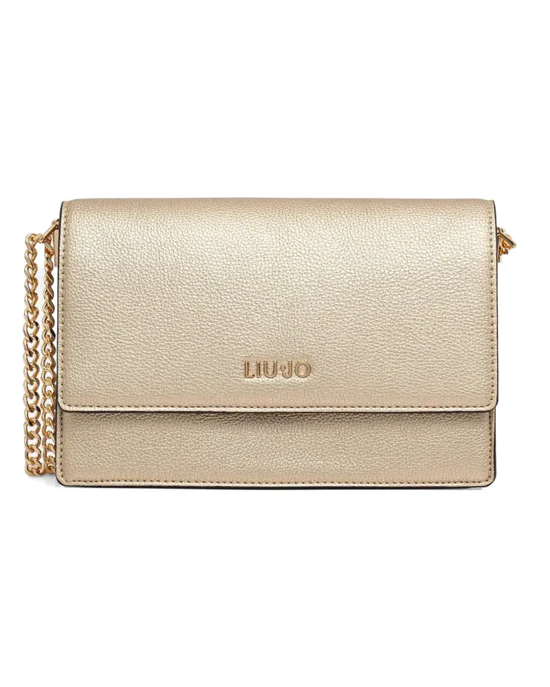 Liu Jo chain satchel cross body bag - Gold Gold
