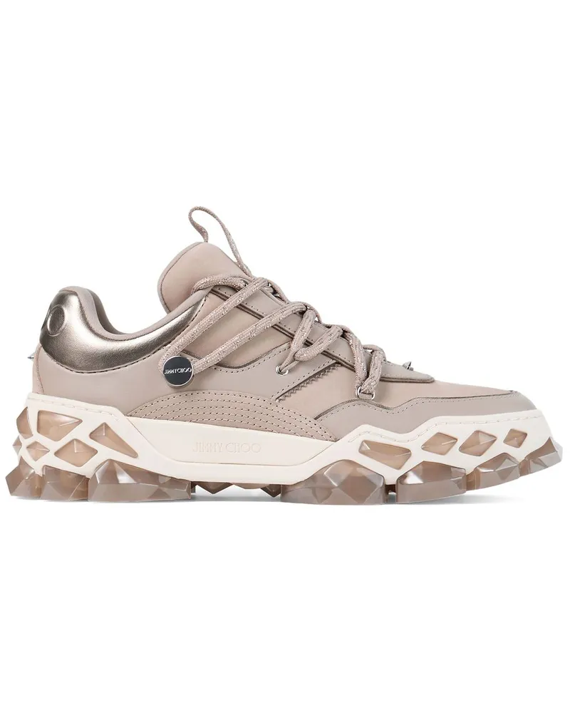 Jimmy Choo Diamond X Sneakers - Nude Nude
