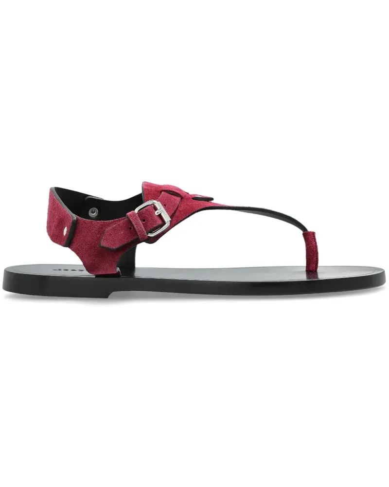 Isabel Marant Sandalen aus Wildleder - Rot Rot