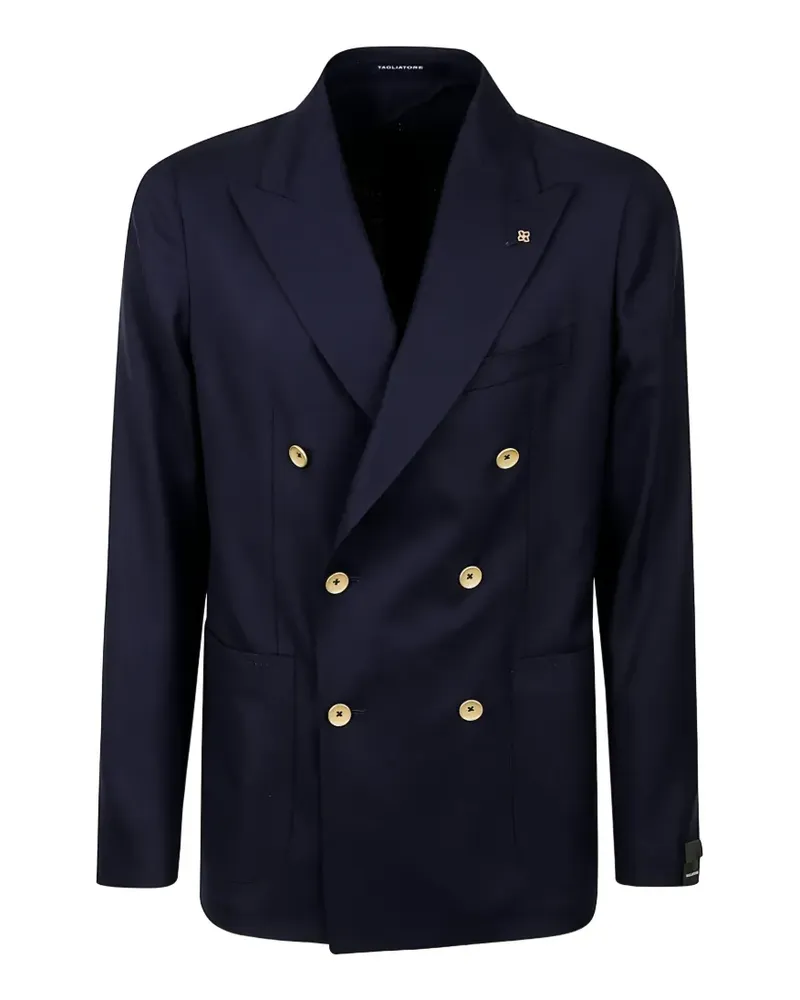 Tagliatore Doppelreihiges Sakko - Blau Blau