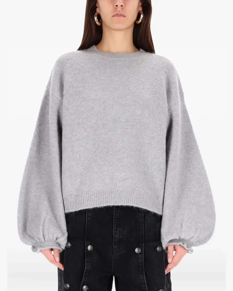 ROTATE Birger Christensen balloon-sleeves sweater - Grau Grau