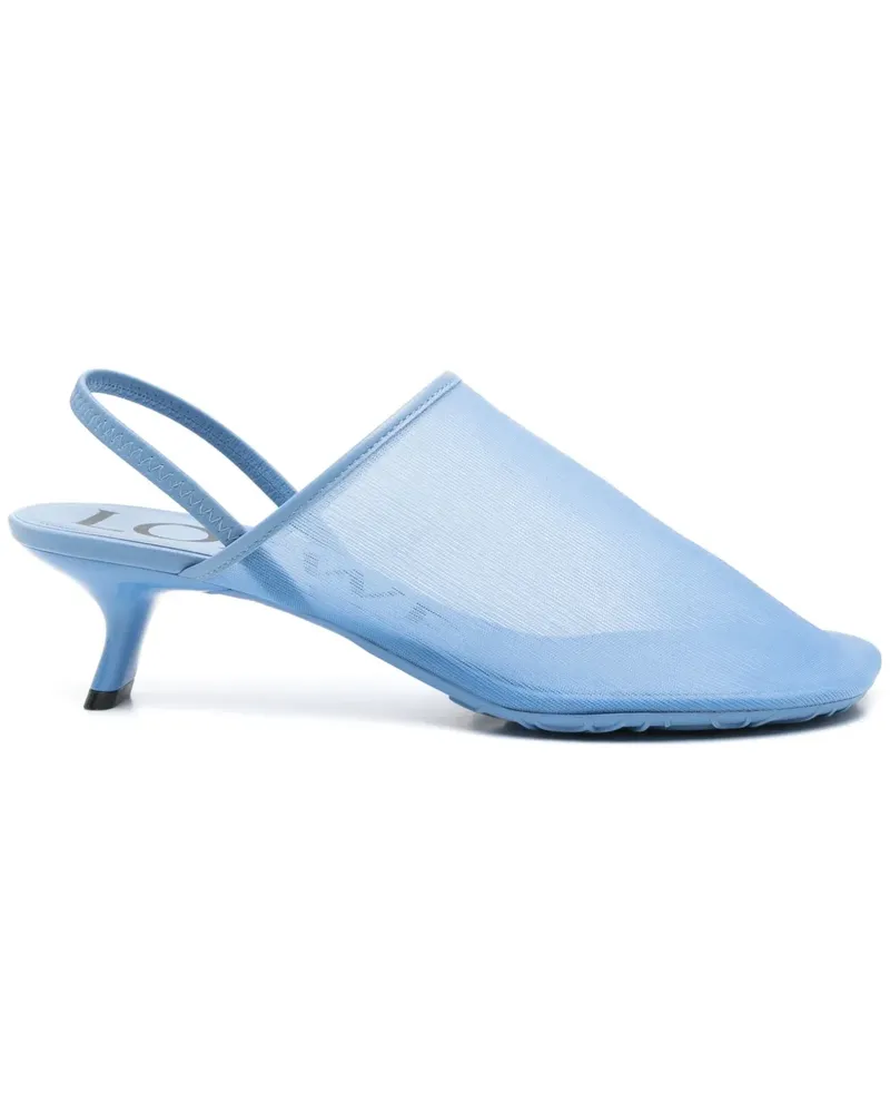 Loewe Petal Mules 50mm - Blau Blau