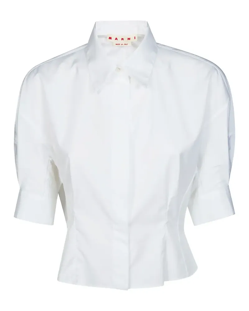 Marni Cropped-Hemd - Weiß Weiß
