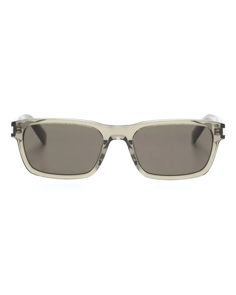 Saint Laurent SL 662 Sonnenbrille mit eckigem Gestell - Grün Grün