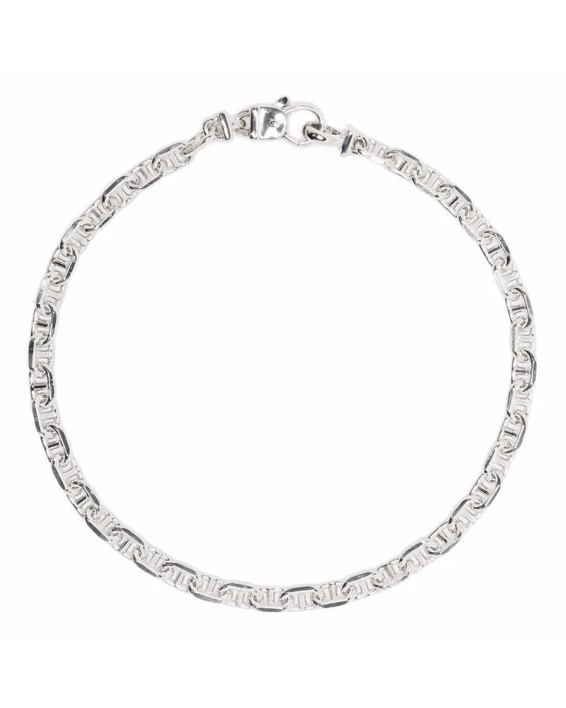 Tom Wood Klassisches Kaffeebohnenarmband - Silber Silber