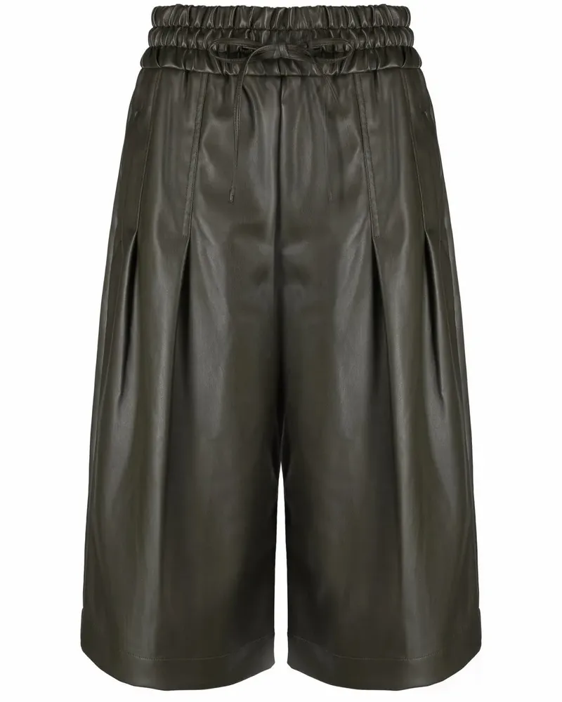 3.1 phillip lim Culottes aus veganem Leder - Grün Grün