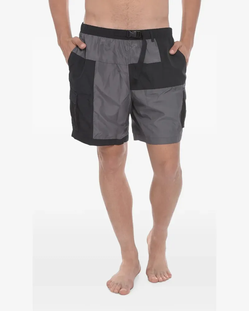 Nike Badeshorts in Colour-Block-Optik - Grau Grau
