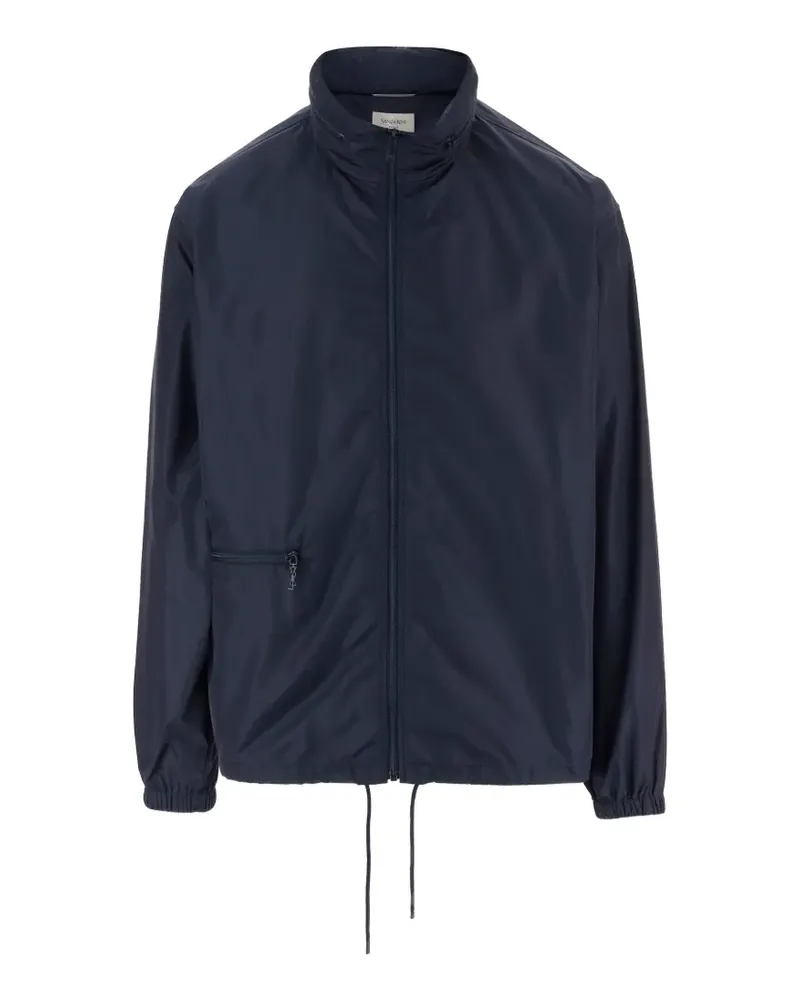 Saint Laurent Jacke mit Stehkragen - Blau Blau