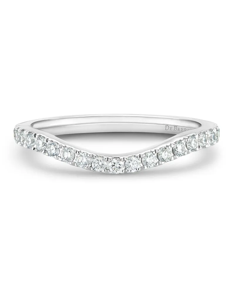 De Beers Db Classic' Platinring Weiß