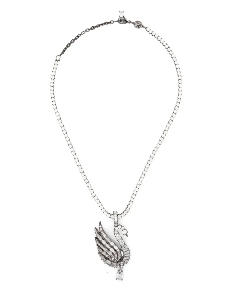 Swarovski Iconic Swan Halskette - Silber Silber