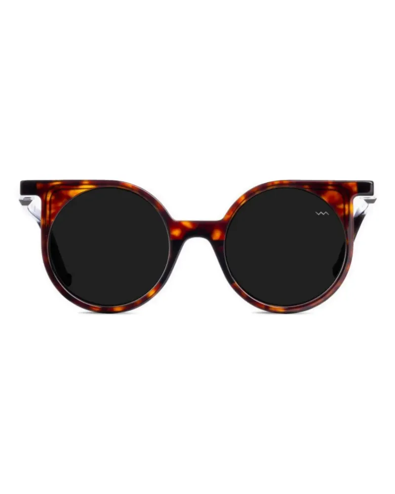 VAVA EYEWEAR Sonnenbrille mit rundem Gestell - Braun Braun