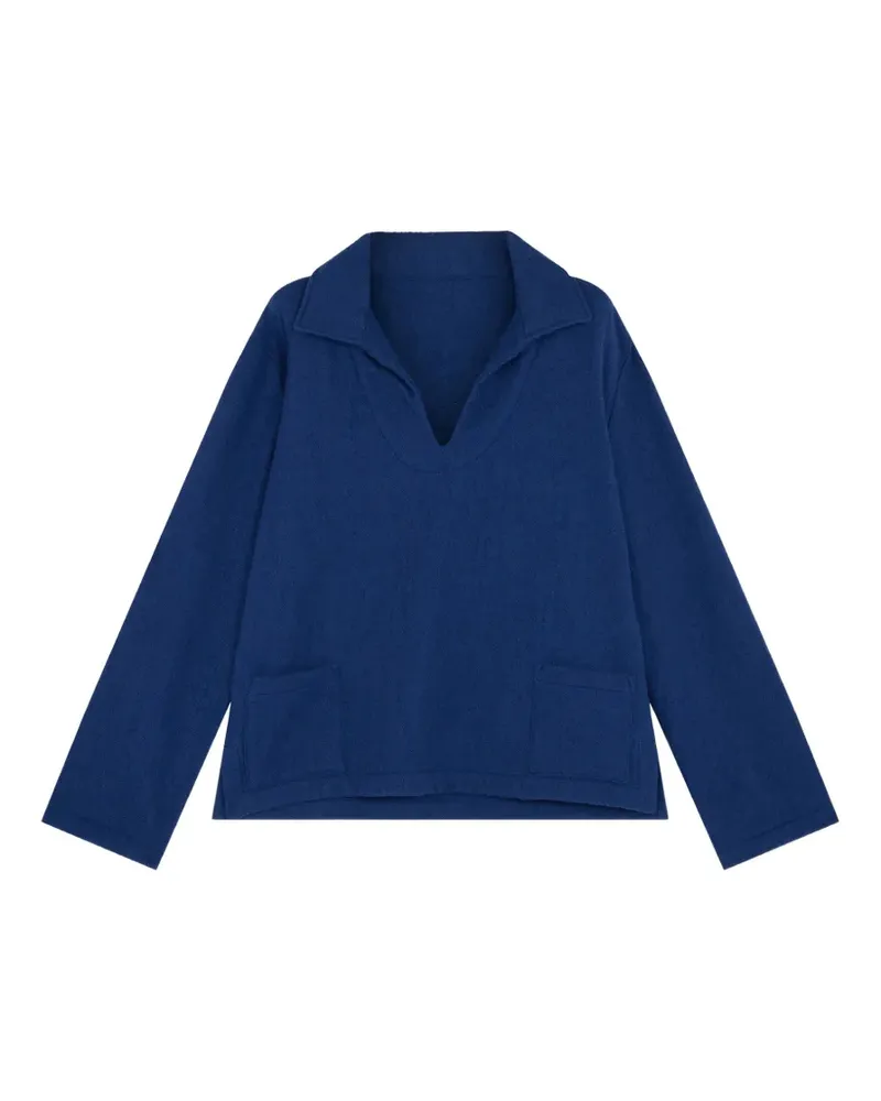 Fortela Franco2 V-neck sweater - Blau Blau