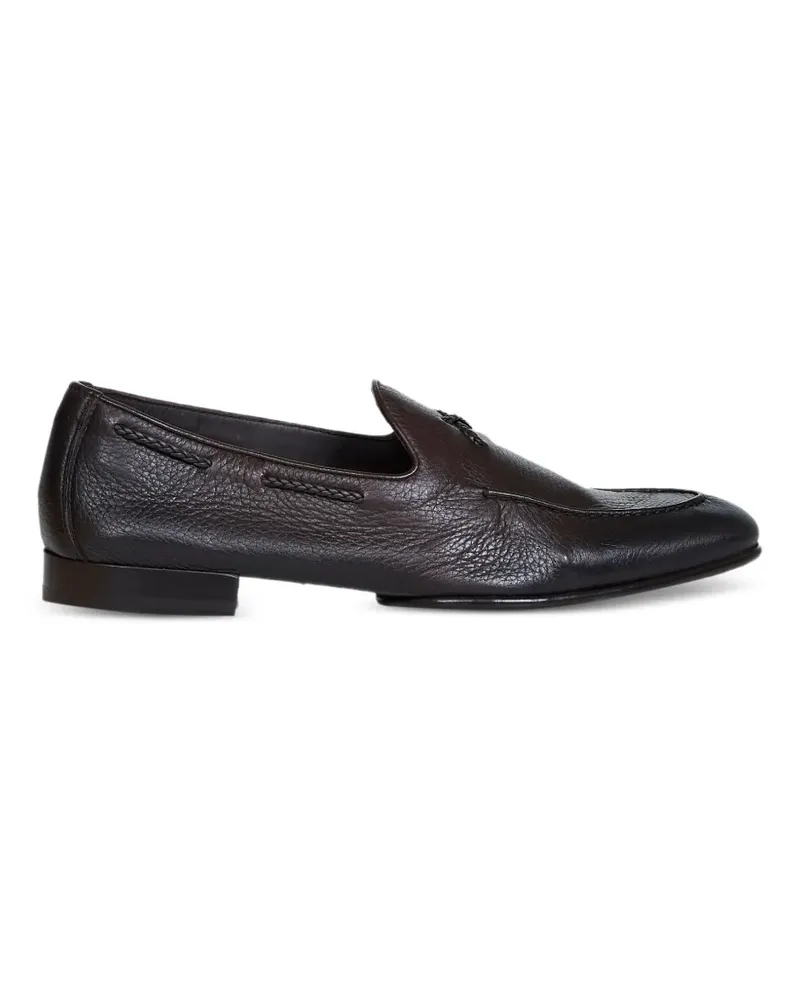 Doucal´s leather loafers - Braun Braun