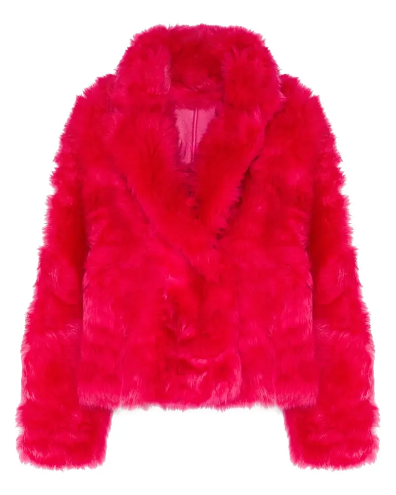 Yves Salomon Short Toscana Jacke - Rosa Rosa