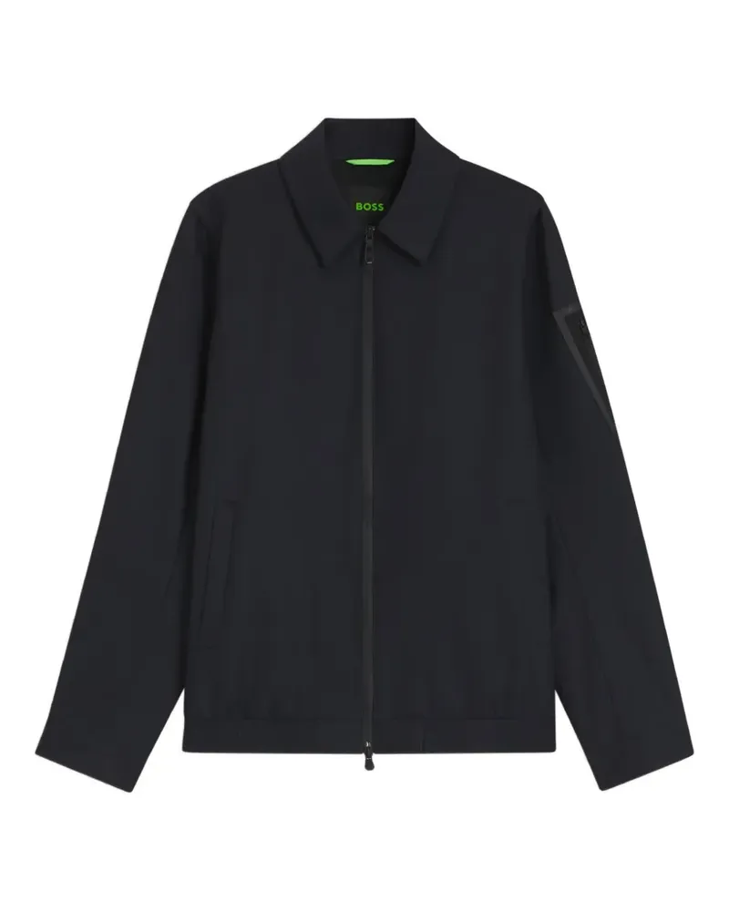 HUGO BOSS Wasserabweisende Jacke aus Stretch - Blau Blau