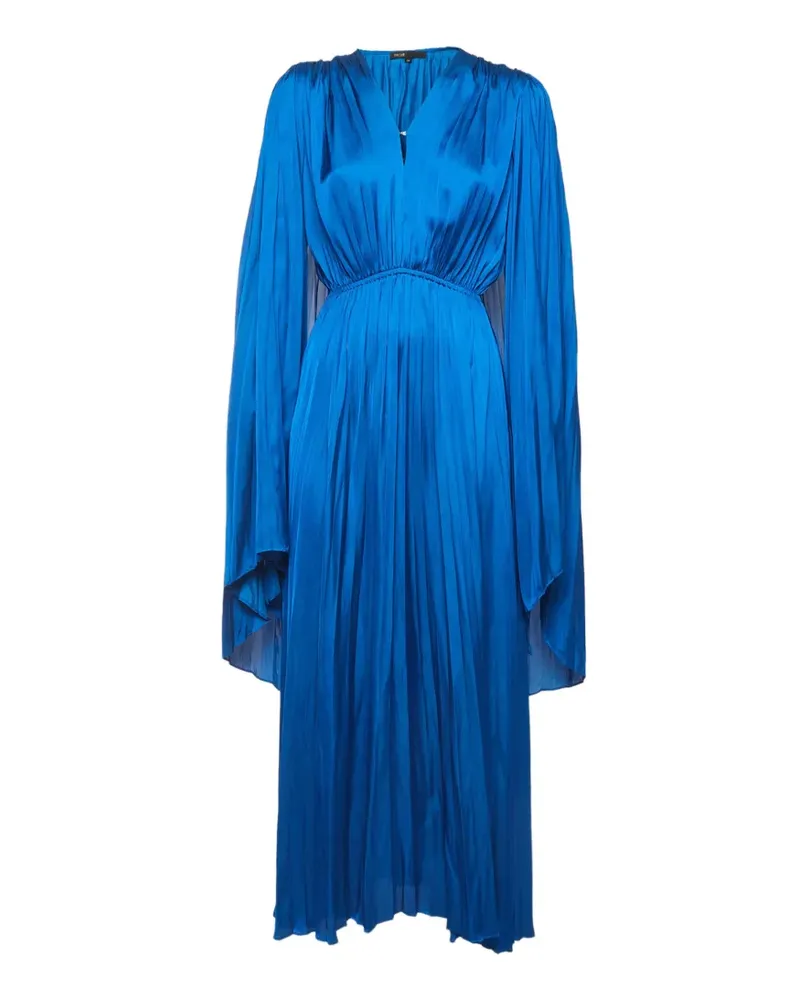 Maje Drapiertes Maxikleid - Blau Blau