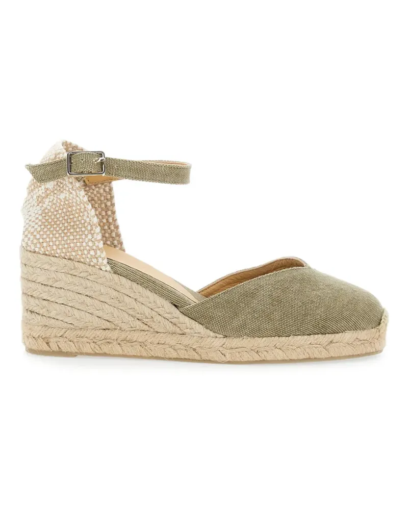 Castañer Chiarita ankle-strap wedge espadrilles - Grün Grün
