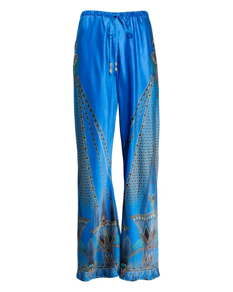 Camilla Hose mit Kordelzug - Blau Blau