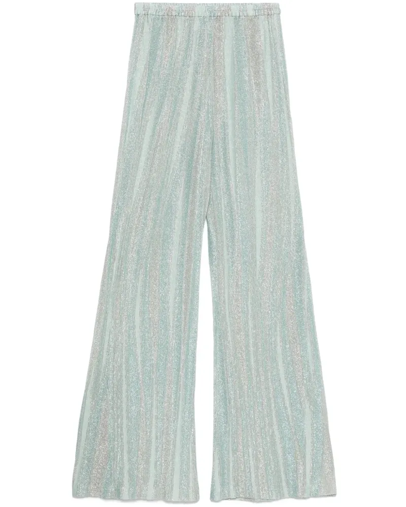 forte_forte Hose aus Lurex - Blau Blau