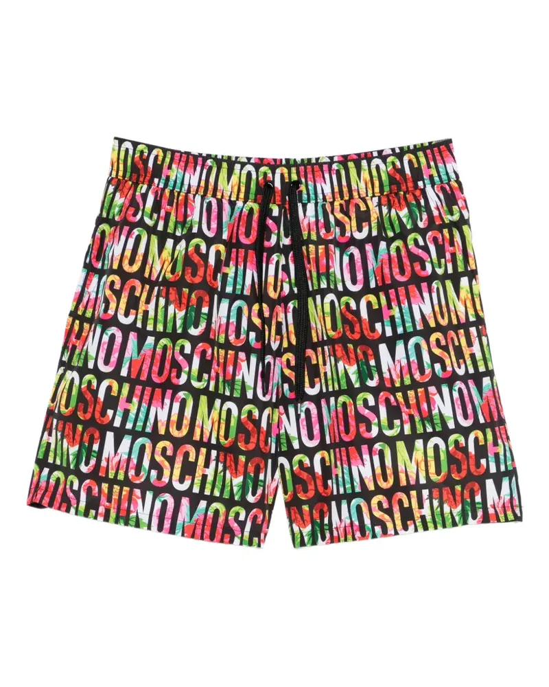 Moschino floral-print swim shorts - Schwarz Schwarz