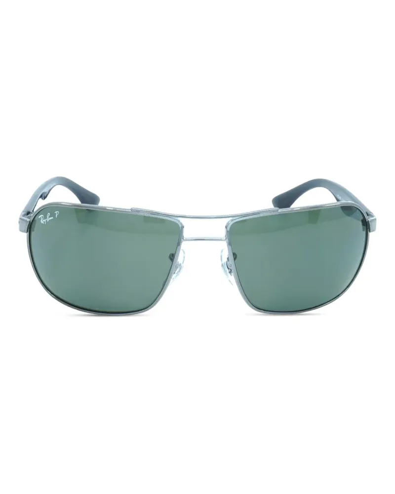 Ray Ban Sonnenbrille mit eckigem Gestell - Grau Grau