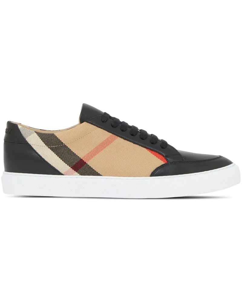 Burberry Sneakers mit House-Check - Schwarz Schwarz