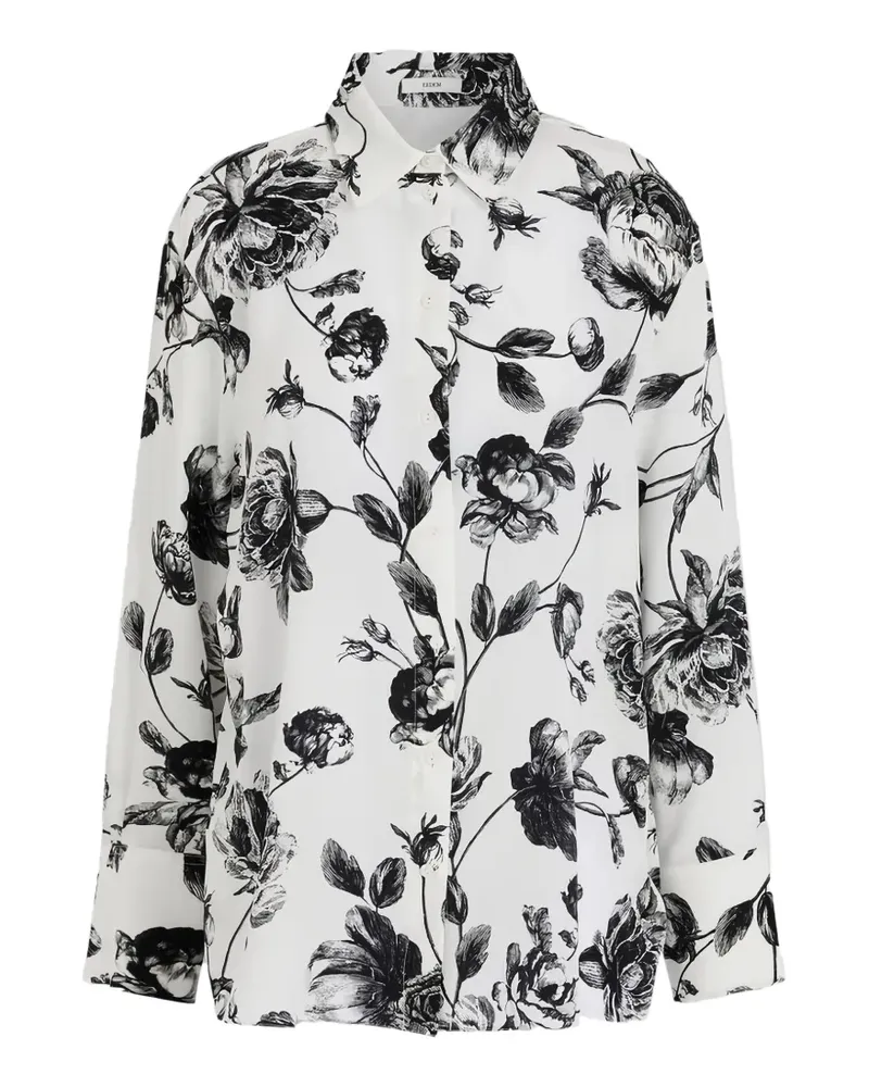 Erdem floral shirt - Weiß Weiß