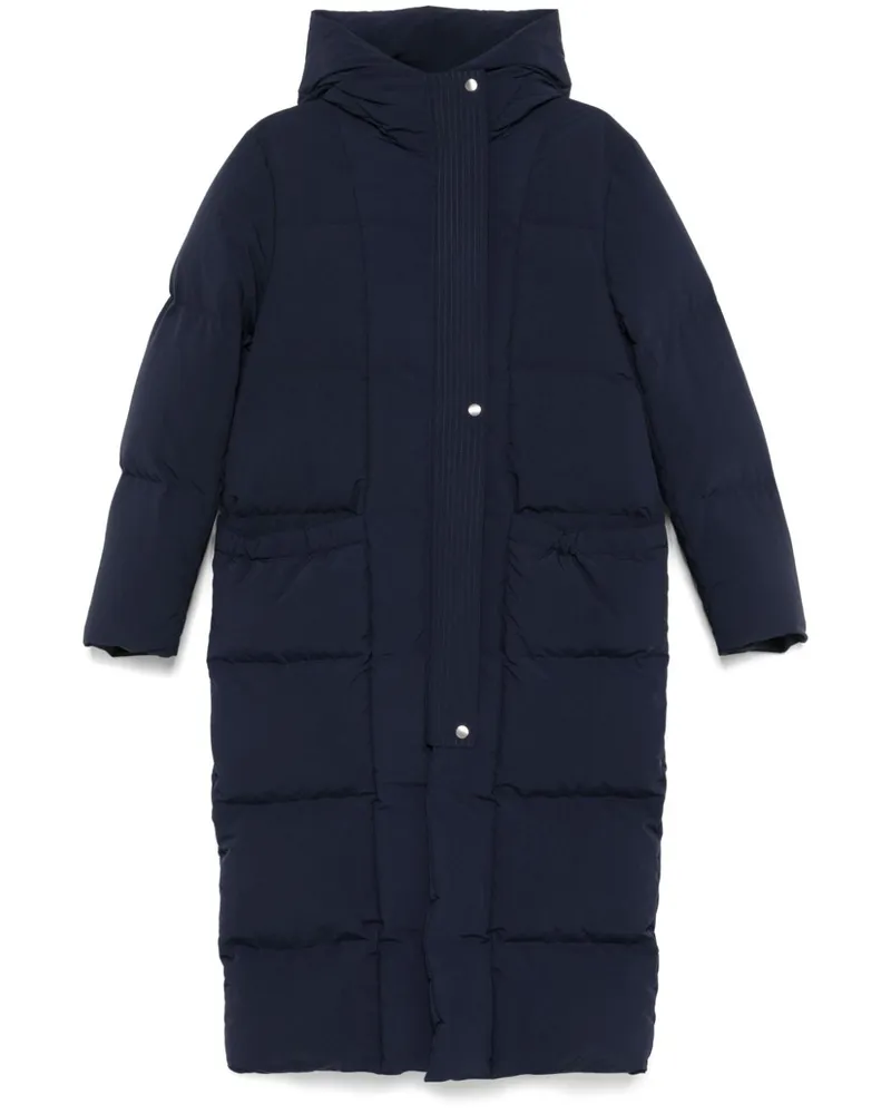 Jil Sander Gesteppter Daunenmantel - Blau Blau